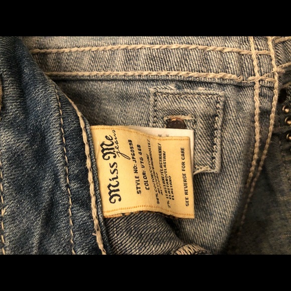 Miss Me Americana American flag bootcut jeans, 29 - Picture 3 of 6